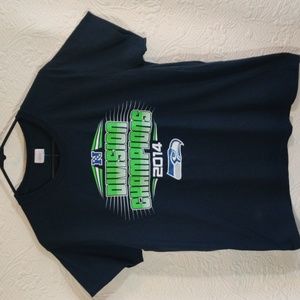 Gildan Seahawks Division Champions 2014 Short Sleeve T-shirt